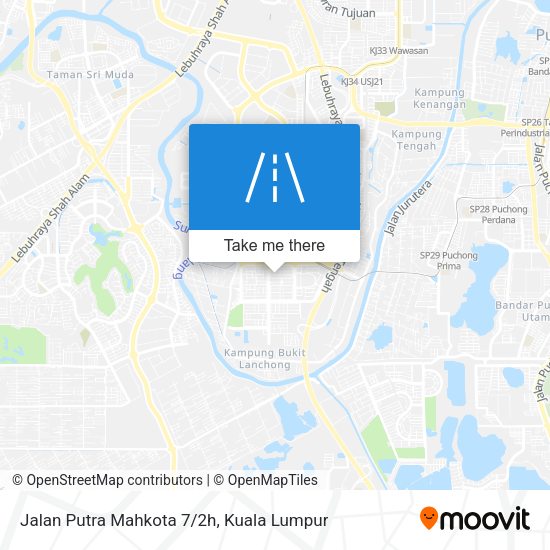 Jalan Putra Mahkota 7/2h map