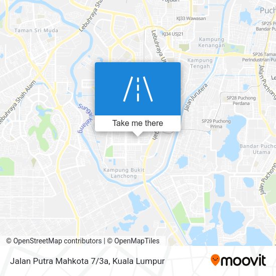 Jalan Putra Mahkota 7/3a map