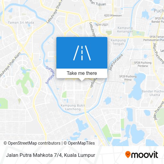 Jalan Putra Mahkota 7/4 map