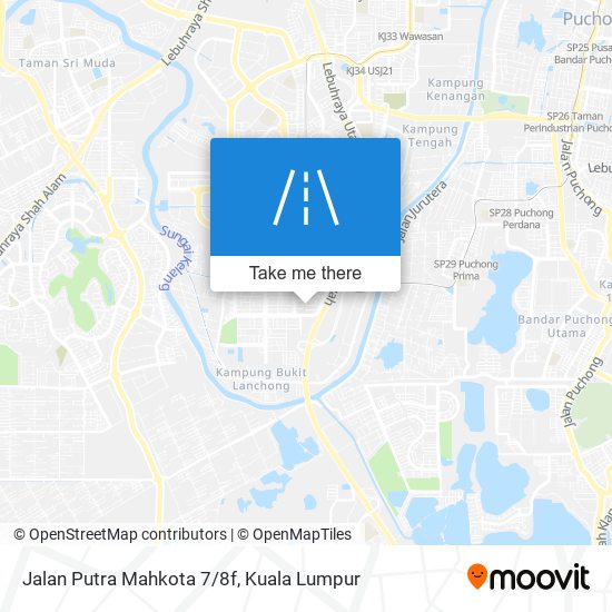 Peta Jalan Putra Mahkota 7/8f