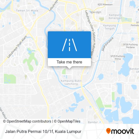 Jalan Putra Permai 10/1f map