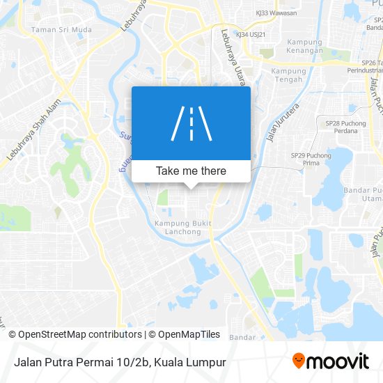 Jalan Putra Permai 10/2b map