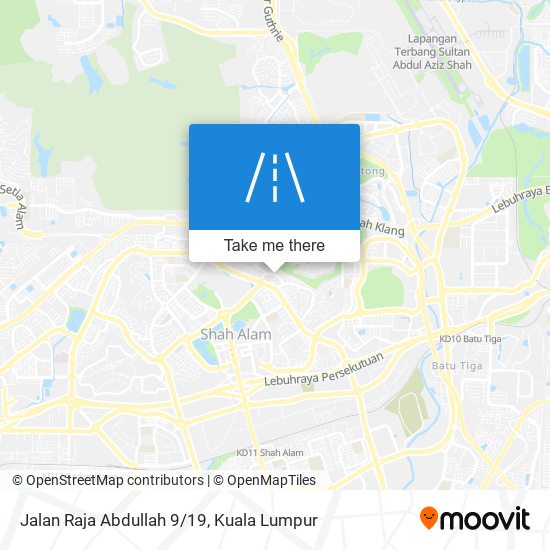 Jalan Raja Abdullah 9/19 map