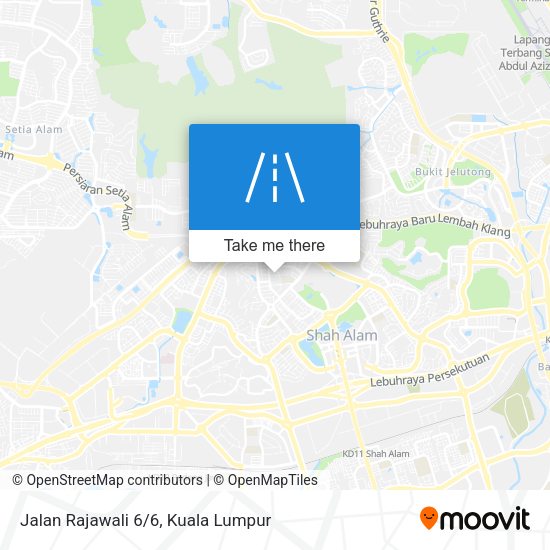 Jalan Rajawali 6/6 map