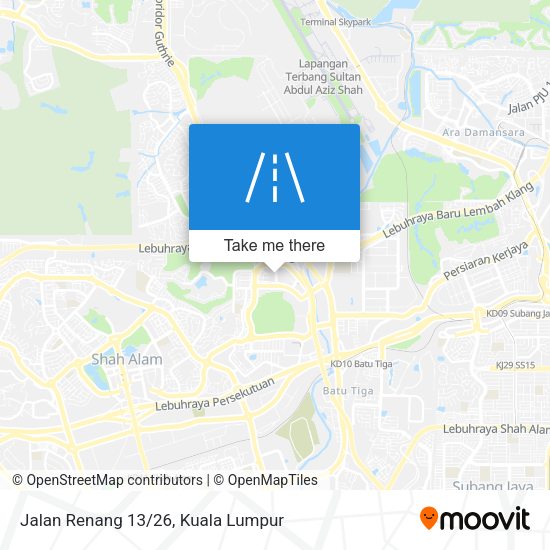 Peta Jalan Renang 13/26