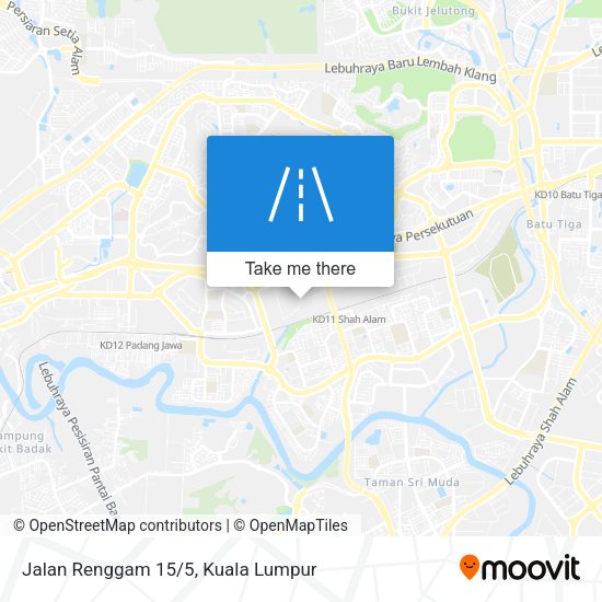 Peta Jalan Renggam 15/5