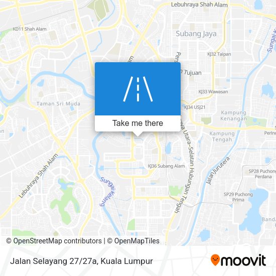 Jalan Selayang 27/27a map
