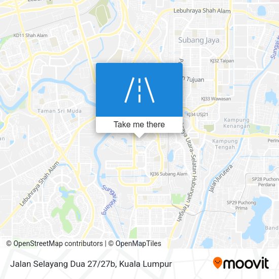 Peta Jalan Selayang Dua 27/27b