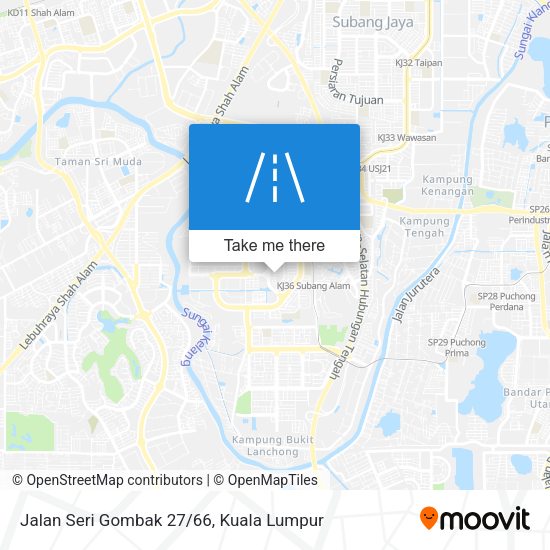 Peta Jalan Seri Gombak 27/66