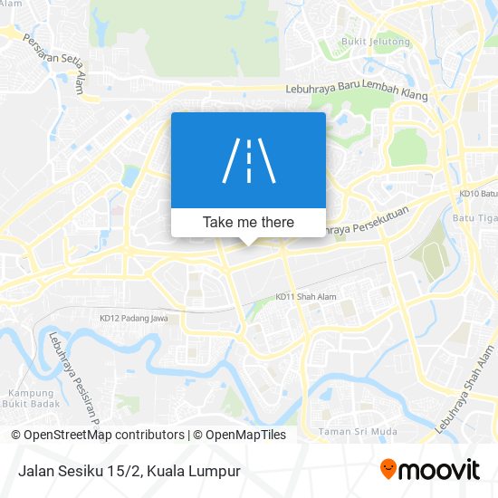 Jalan Sesiku 15/2 map