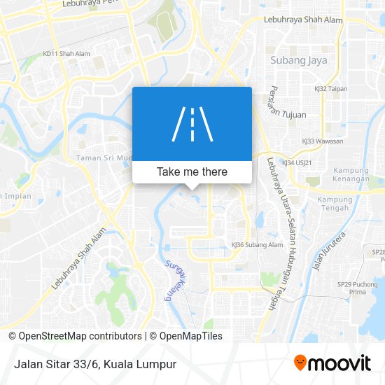 Jalan Sitar 33/6 map