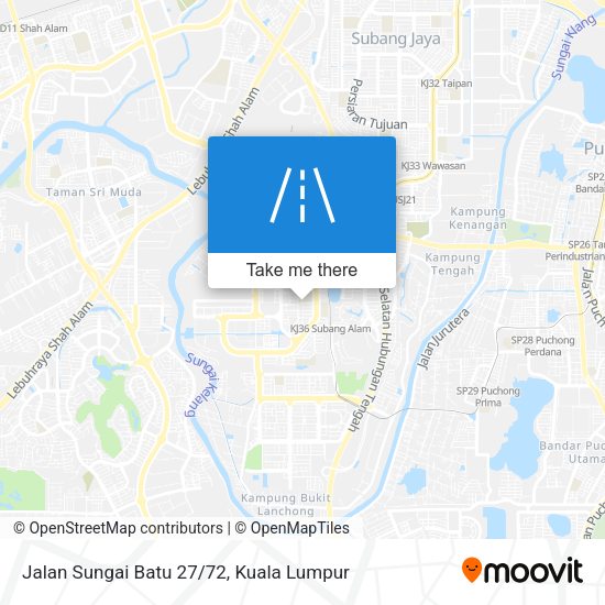 Jalan Sungai Batu 27/72 map