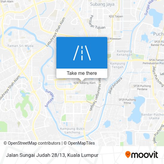Jalan Sungai Judah 28/13 map