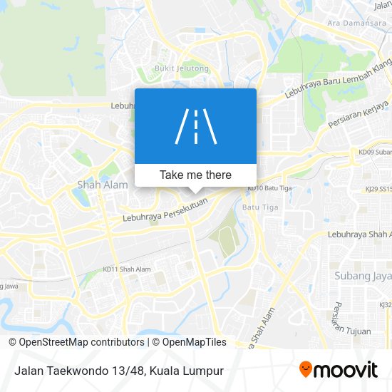 Jalan Taekwondo 13/48 map