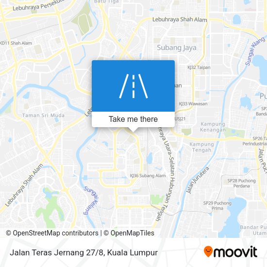 Jalan Teras Jernang 27/8 map