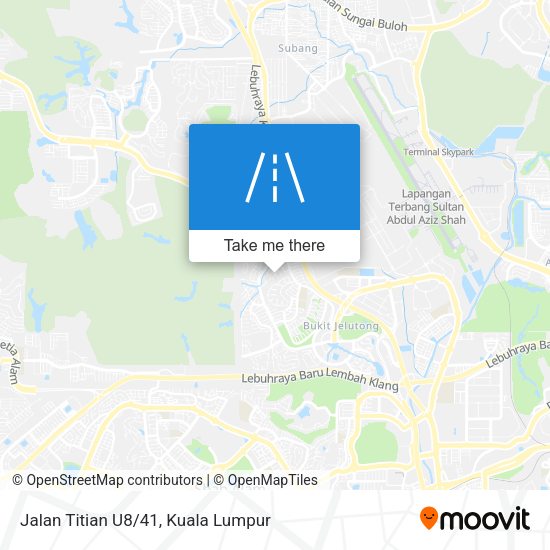 Peta Jalan Titian U8/41
