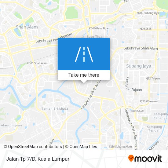 Jalan Tp 7/D map