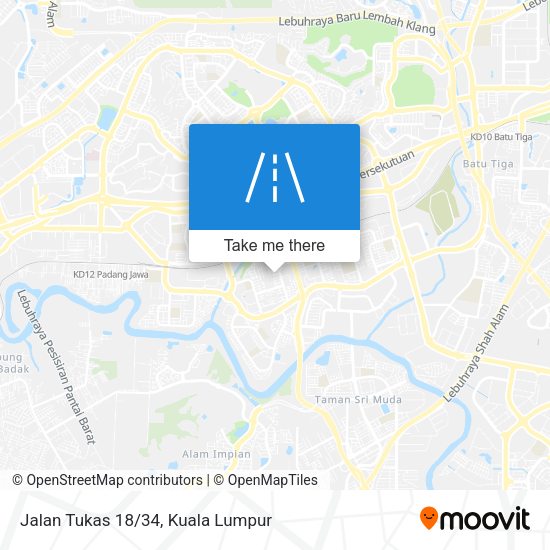 Jalan Tukas 18/34 map