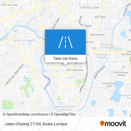 Jalan Unyang 27/60 map