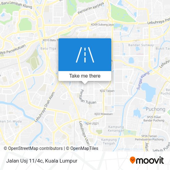 Peta Jalan Usj 11/4c