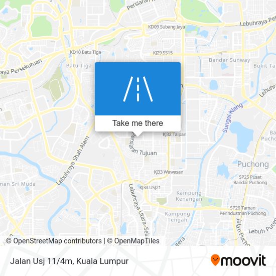 Peta Jalan Usj 11/4m