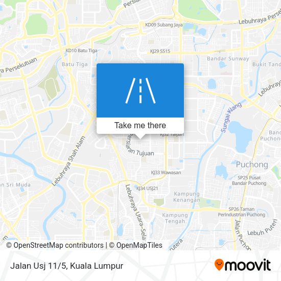 Peta Jalan Usj 11/5