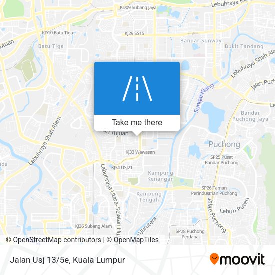 Peta Jalan Usj 13/5e
