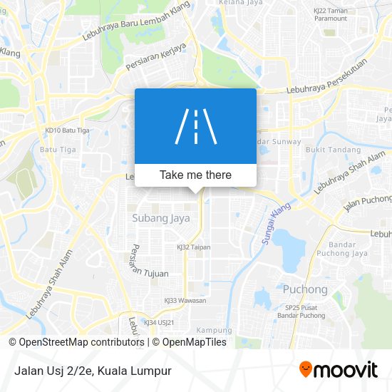 Peta Jalan Usj 2/2e