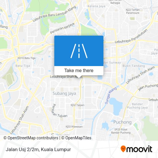 Peta Jalan Usj 2/2m