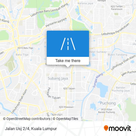 Jalan Usj 2/4 map