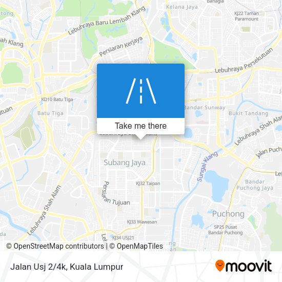 Peta Jalan Usj 2/4k