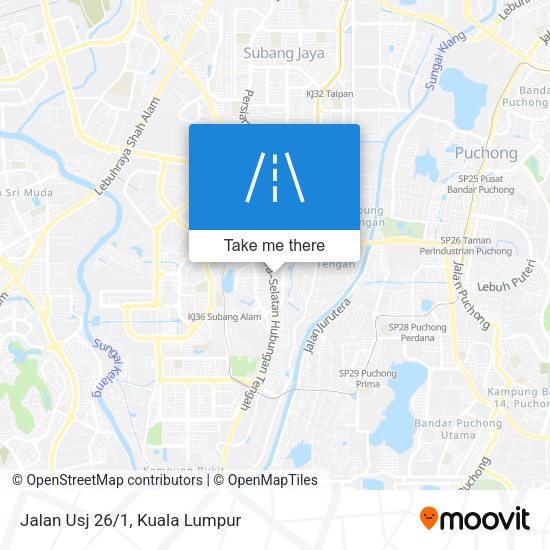 Peta Jalan Usj 26/1