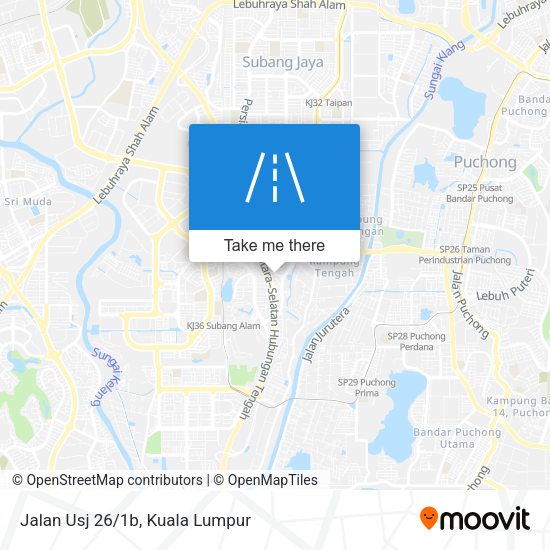 Peta Jalan Usj 26/1b