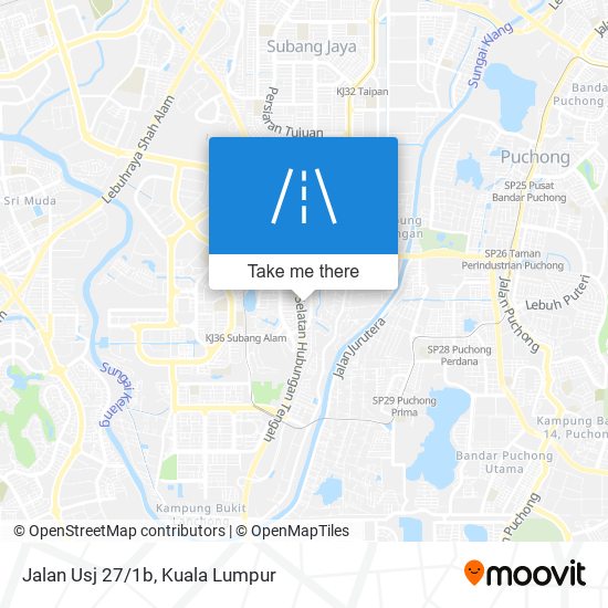 Jalan Usj 27/1b map