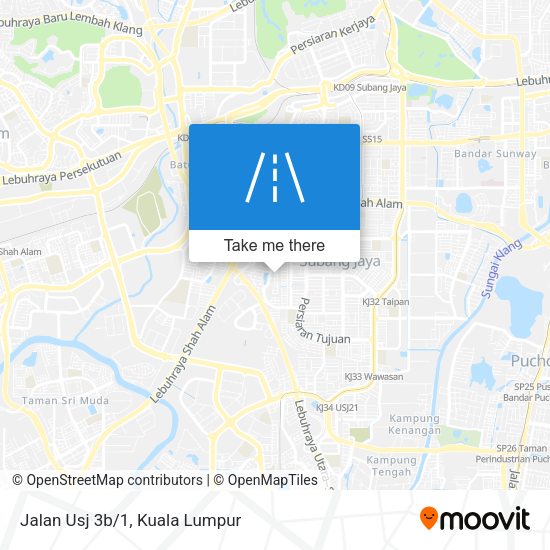 Peta Jalan Usj 3b/1
