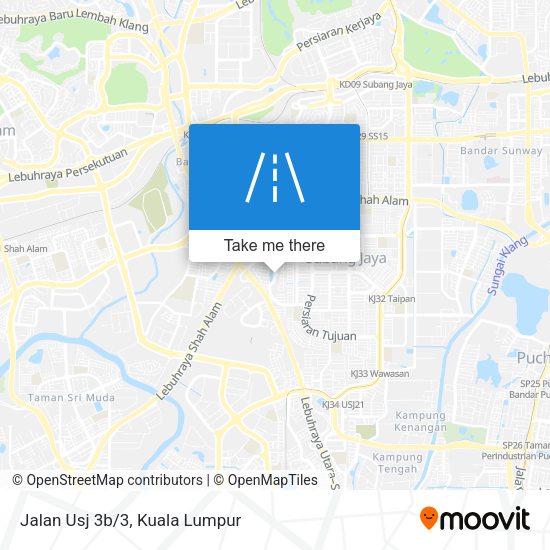Peta Jalan Usj 3b/3