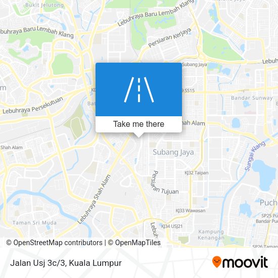 Peta Jalan Usj 3c/3