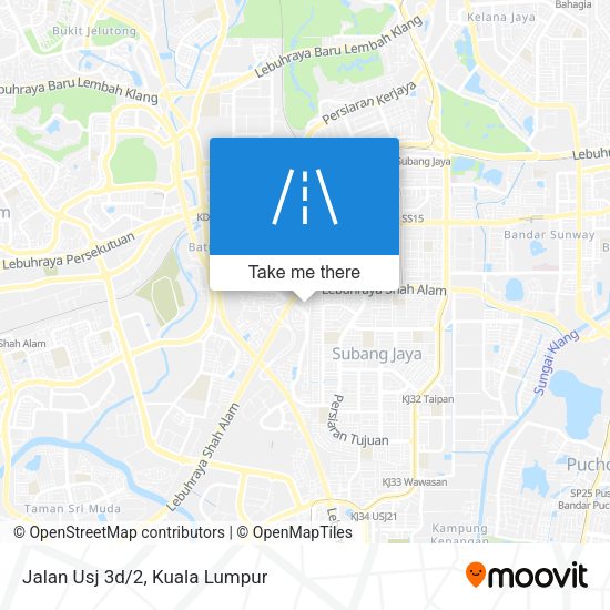 Peta Jalan Usj 3d/2