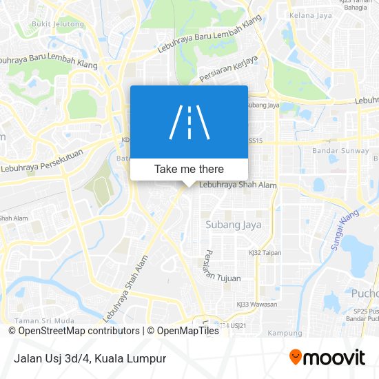 Peta Jalan Usj 3d/4