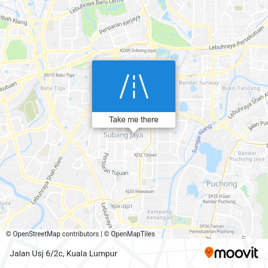 Peta Jalan Usj 6/2c