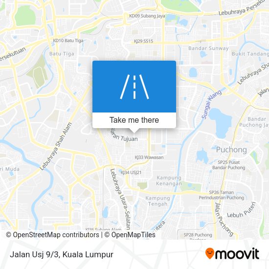 Peta Jalan Usj 9/3