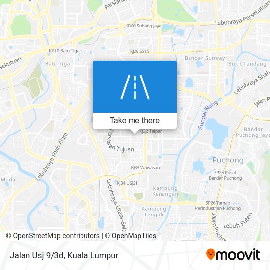 Peta Jalan Usj 9/3d