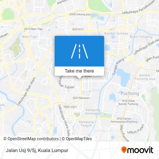 Peta Jalan Usj 9/5j