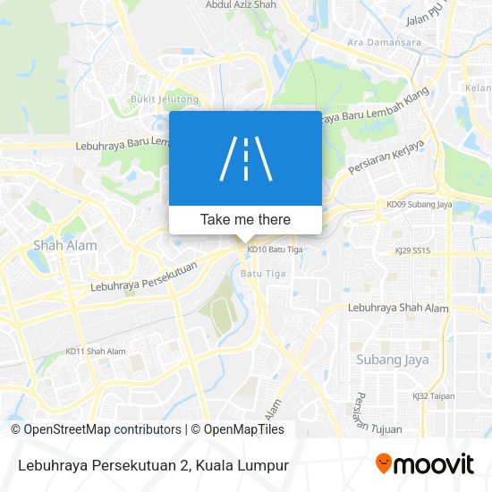 Lebuhraya Persekutuan 2 map