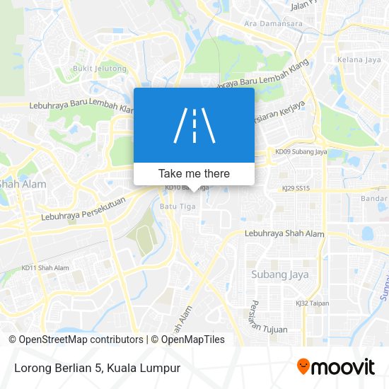 Lorong Berlian 5 map