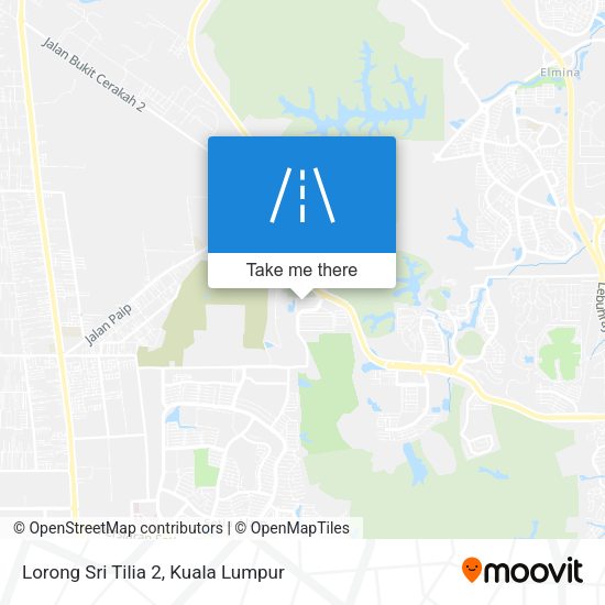 Peta Lorong Sri Tilia 2