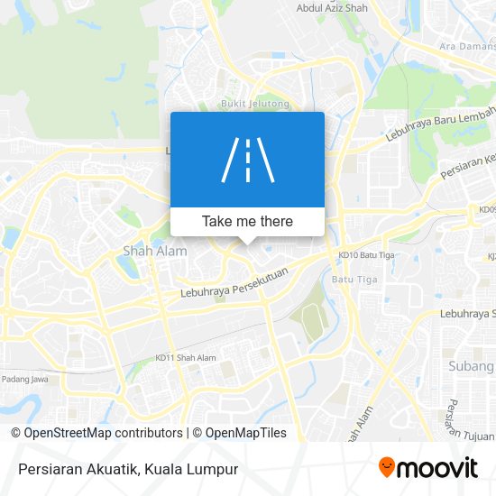 Persiaran Akuatik map
