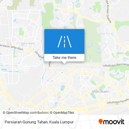 Persiaran Gunung Tahan map
