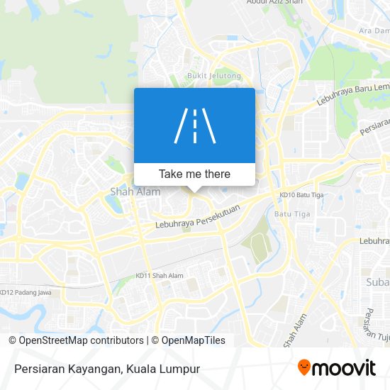 Peta Persiaran Kayangan