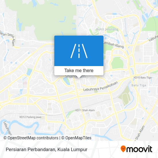 Persiaran Perbandaran map